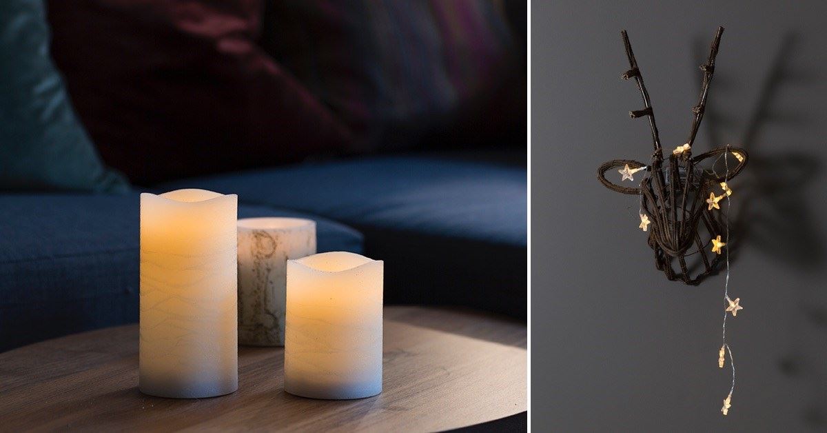 Slik får du magisk stemning med ledlys